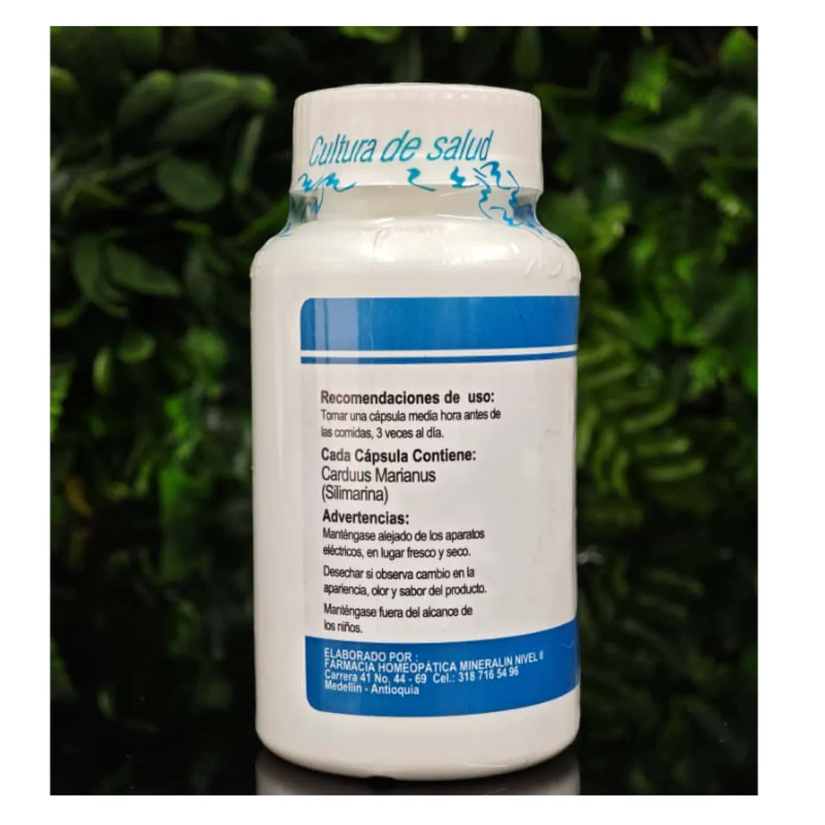 MINERALIN - SUPLEMENTO CON FLAVONOIDES + SILIMARINA X 100 CAPSULAS.