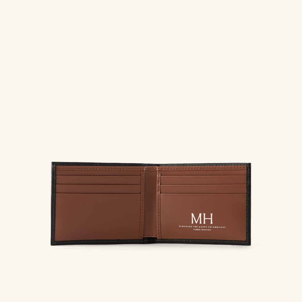 MARIO HERNANDEZ - Billetera Extraplana 6 Tarjetas Malaquita Esencial