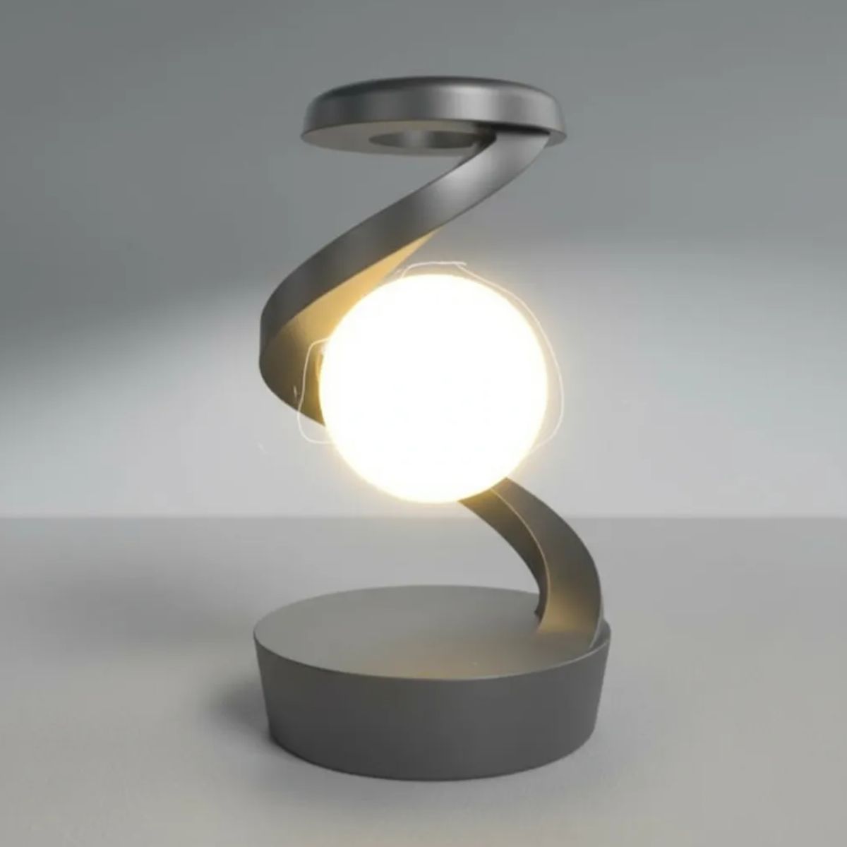 ILUMINATA - LAMPAR DECORATIVA FUTURISTA CON CARGA INALAMBRICA  HE INTERACCION