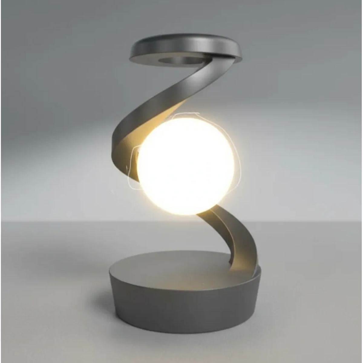 ILUMINATA - LAMPAR DECORATIVA FUTURISTA CON CARGA INALAMBRICA  HE INTERACCION