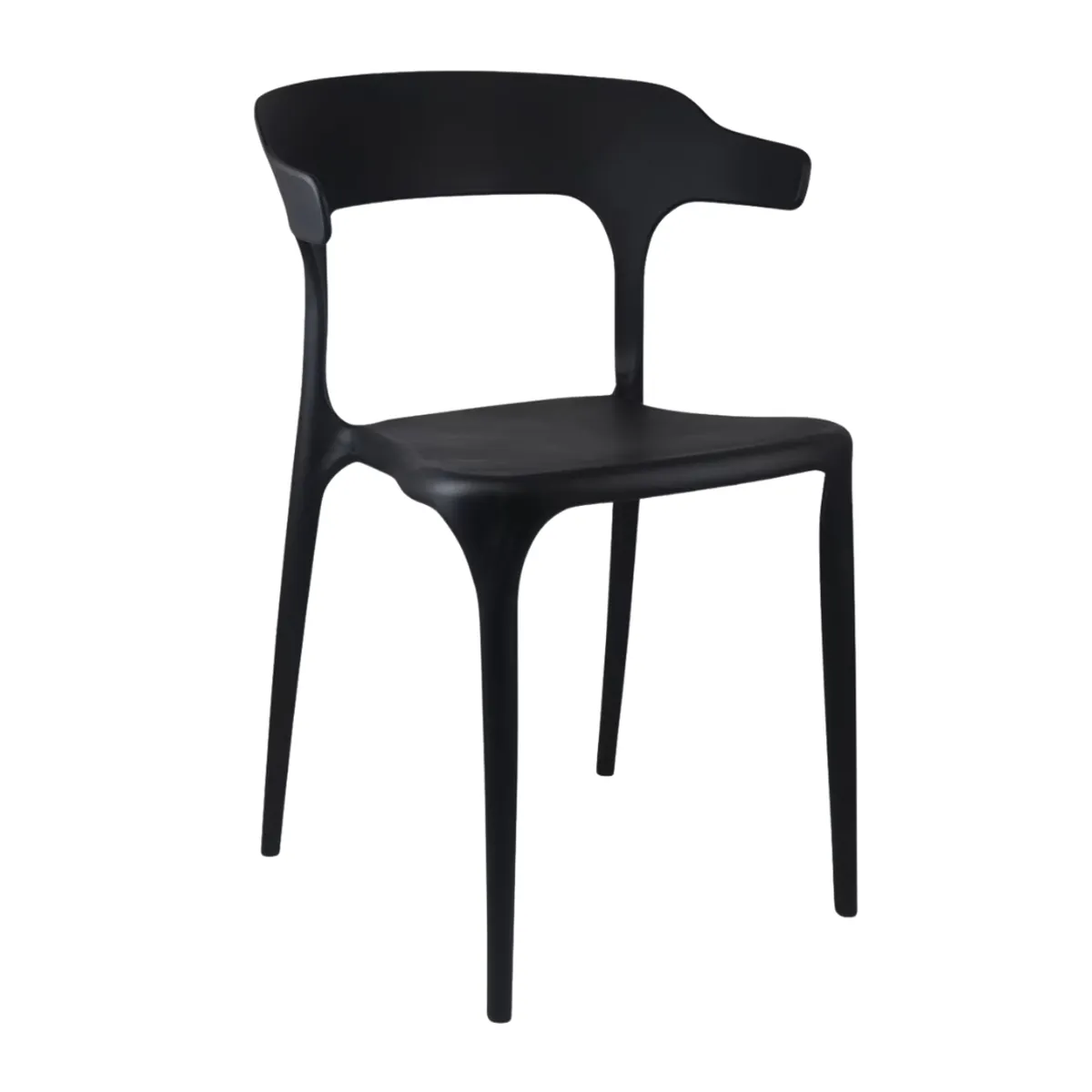 MOBLIHOUSE - Silla De Comedor Génova Apilable Para Interior y Exterior