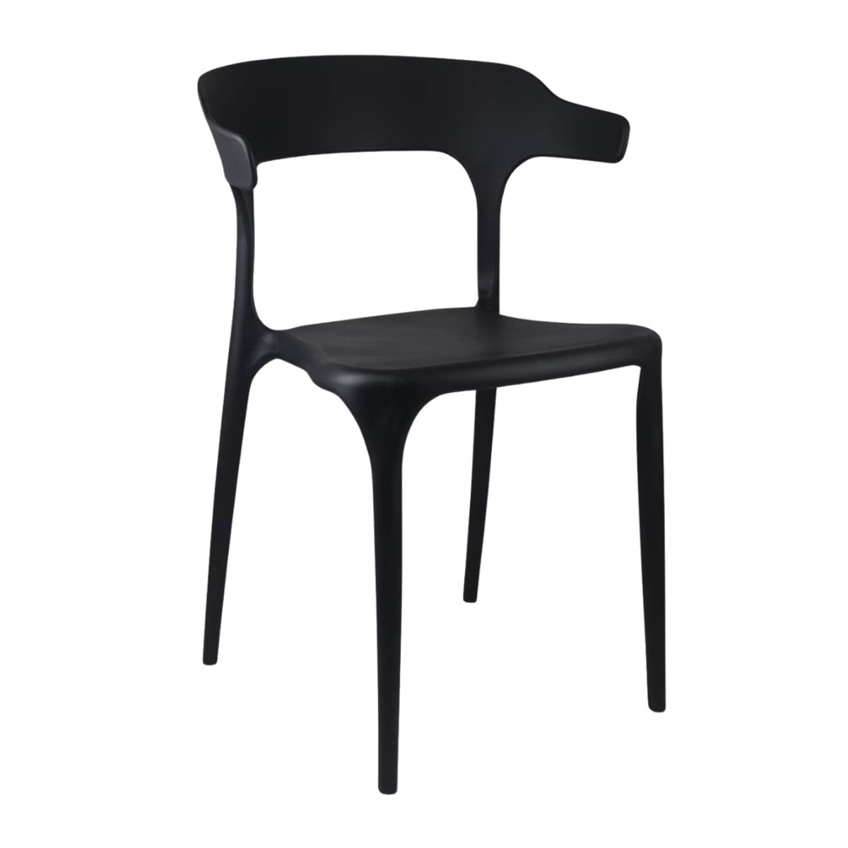 MOBLIHOUSE - Silla De Comedor Génova Apilable Para Interior y Exterior