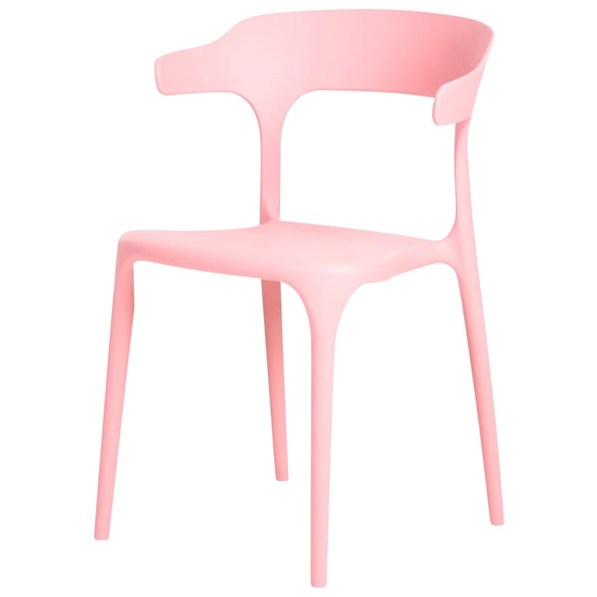 MOBLIHOUSE - Silla De Comedor Génova Apilable Para Interior y Exterior