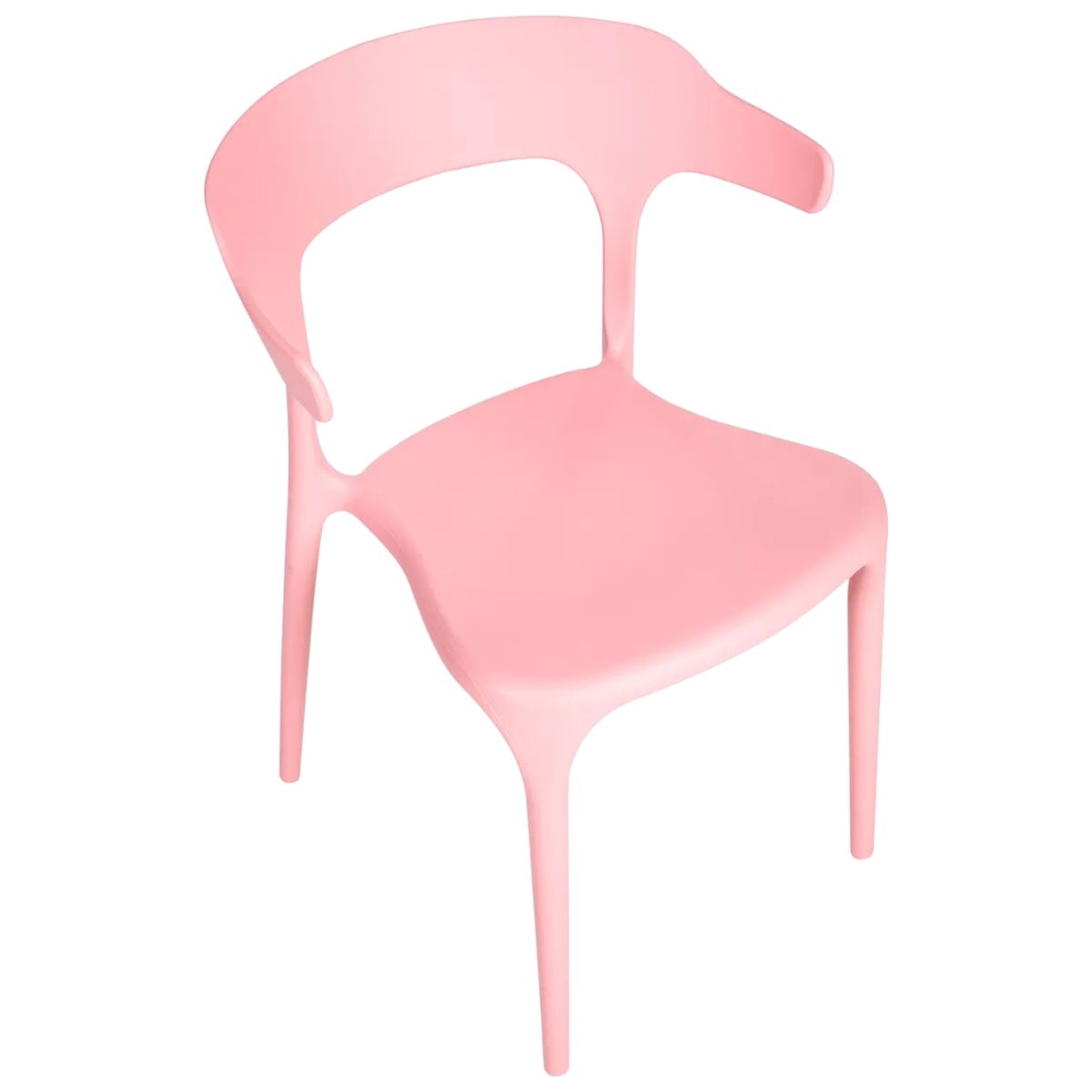 MOBLIHOUSE - Silla De Comedor Génova Apilable Para Interior y Exterior