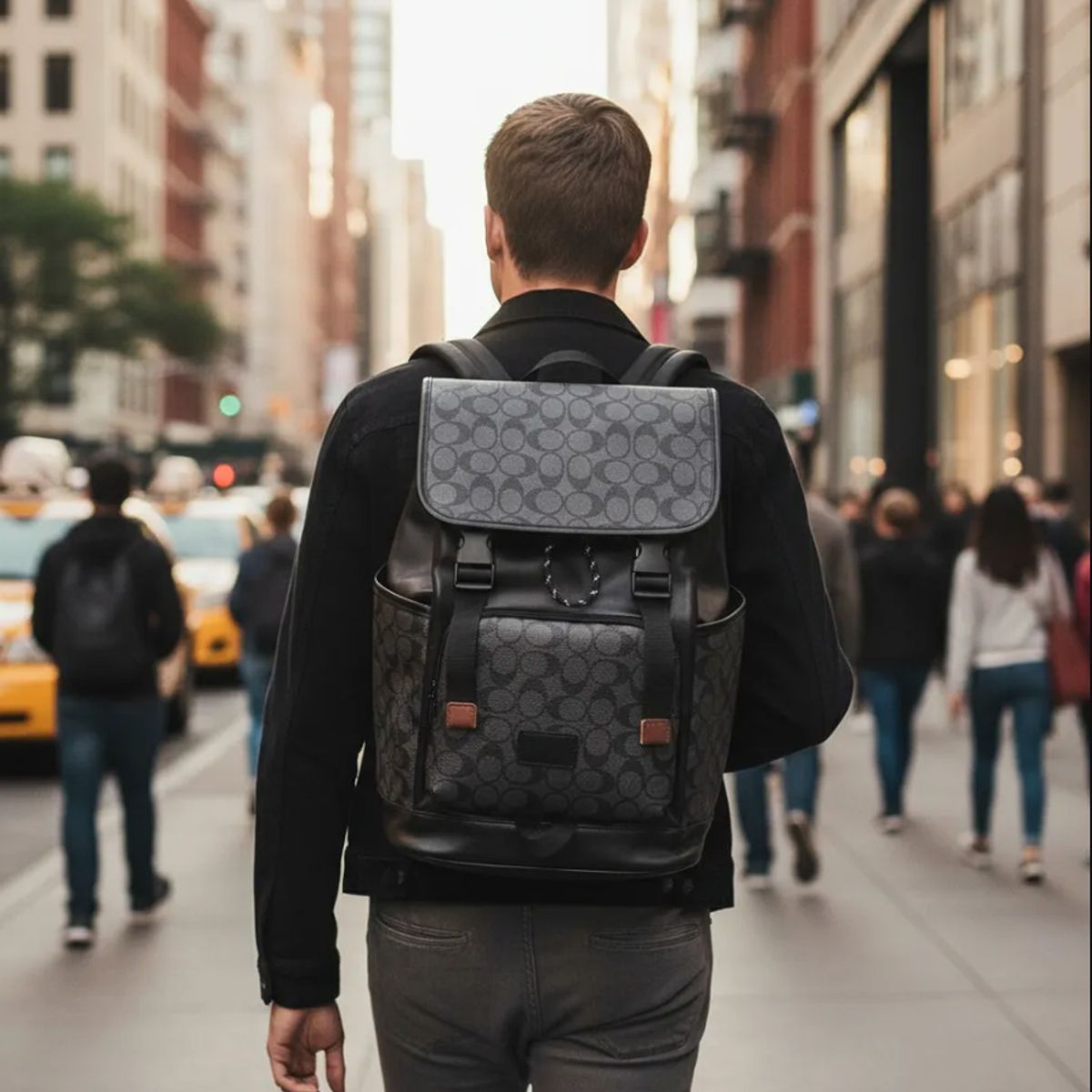 BOLSOS Y ACCESORIOS MB - BOLSO EN CUERO RETRO VINTAGE ALTA CALIDAD PARA HOMBRE