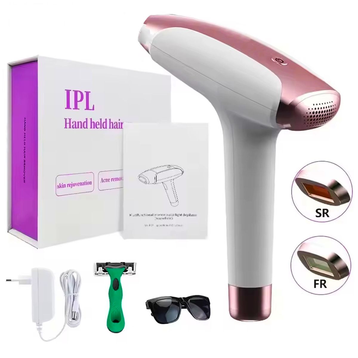 ONE PIXEL - Depiladora Laser Electrica IPL Permanente 4 En 1 Profesional Cuida Tu Piel