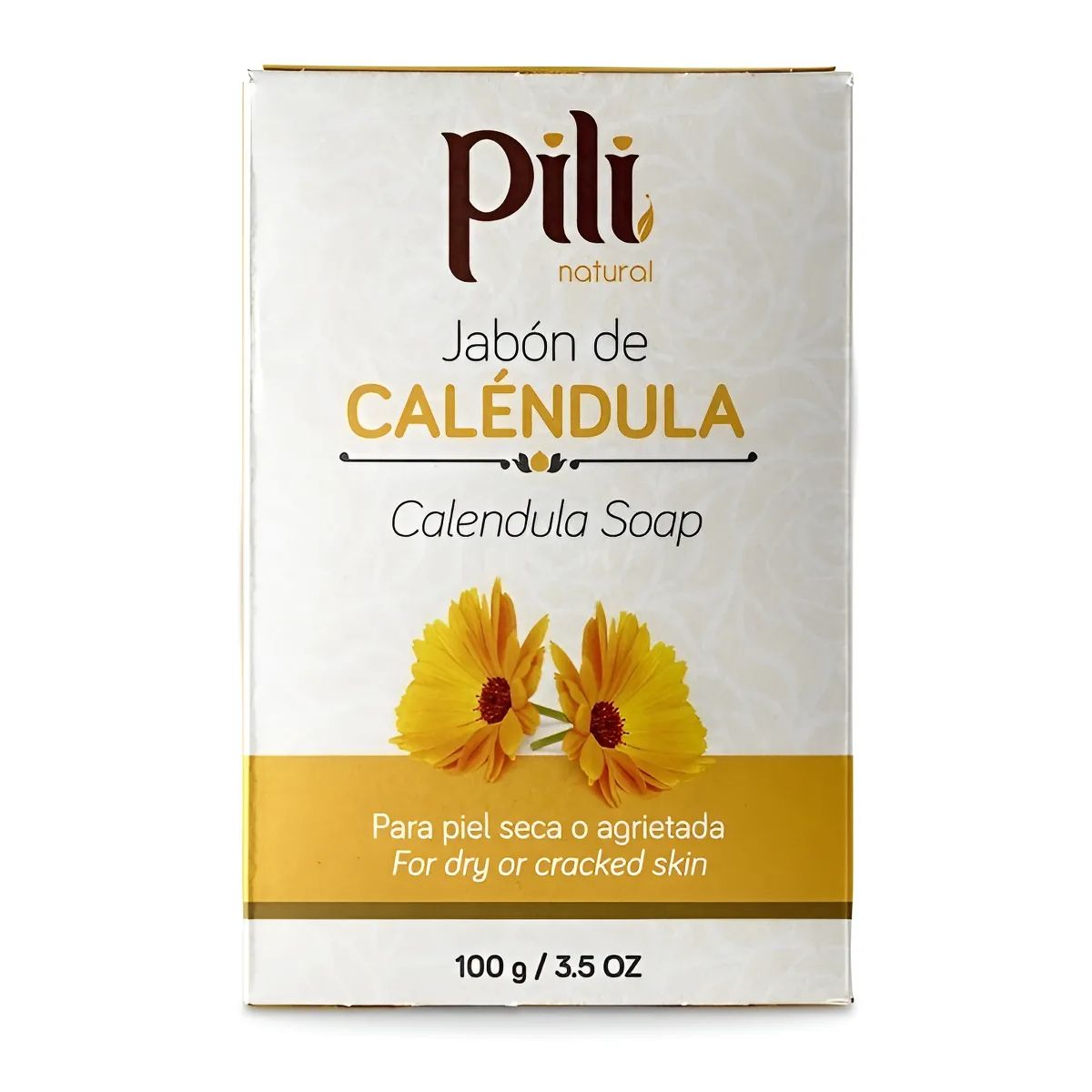 PILI - Jabón Caléndula Hipoalergénico 100g Pili Para Piel Seca Y Sensible