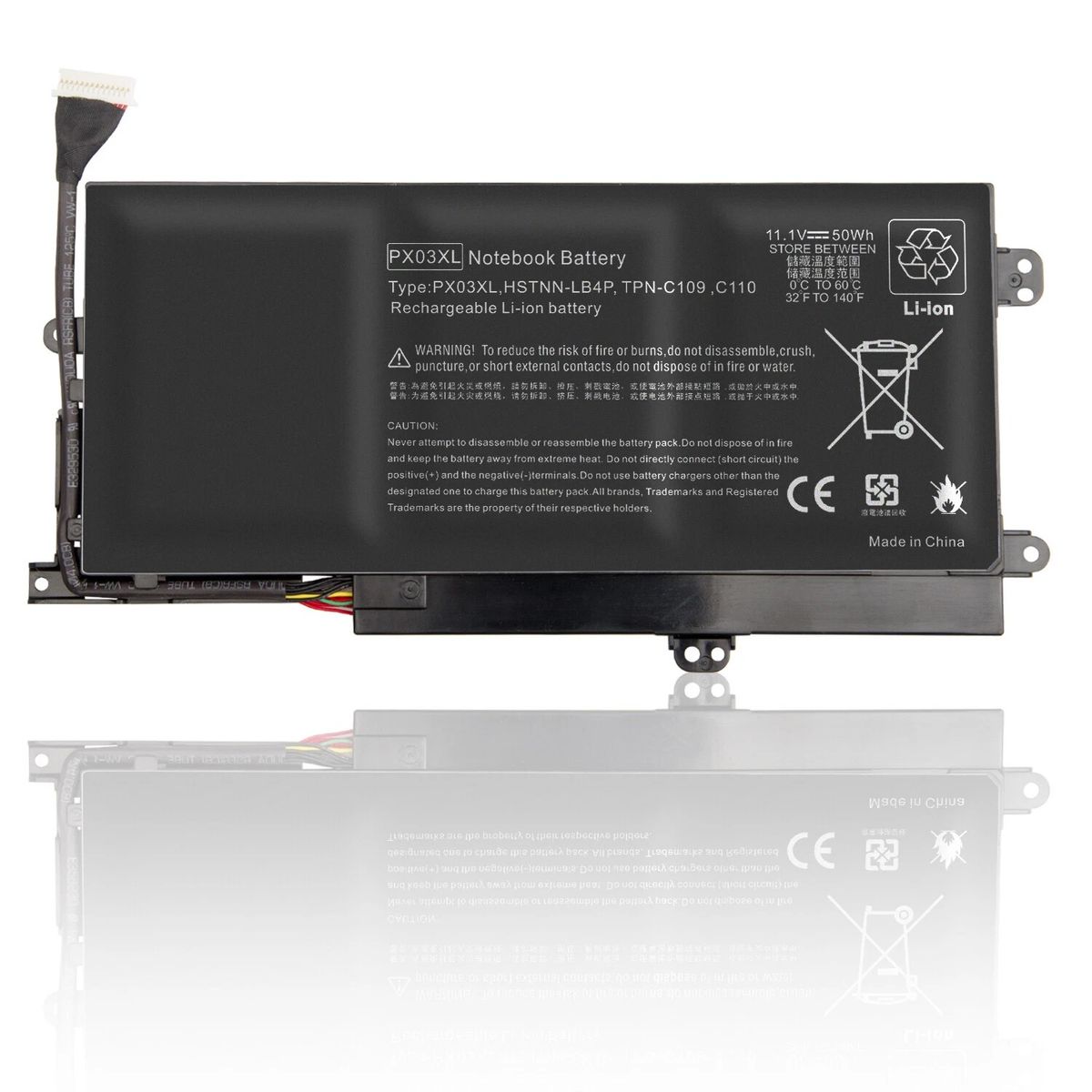 GENERICO - Batería Para Hp Px03xl 715050-001 Envy 14 Touchsmart M6 M6-k