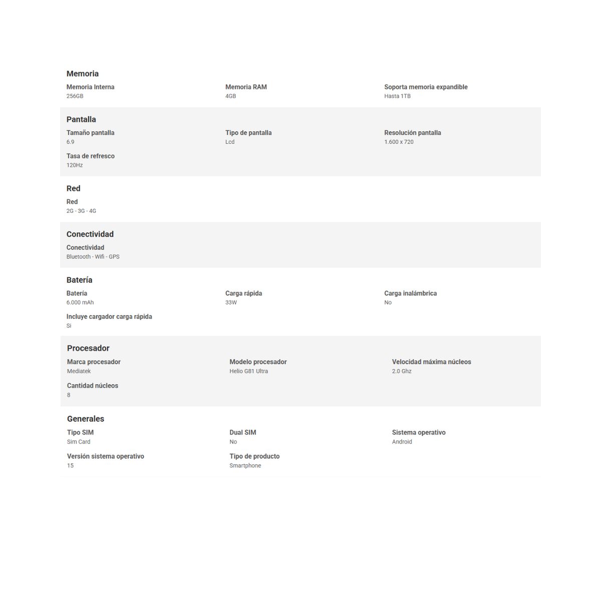 XIAOMI - Celular Xiaomi Redmi 15C 4G 128Gb 4Ram Azul