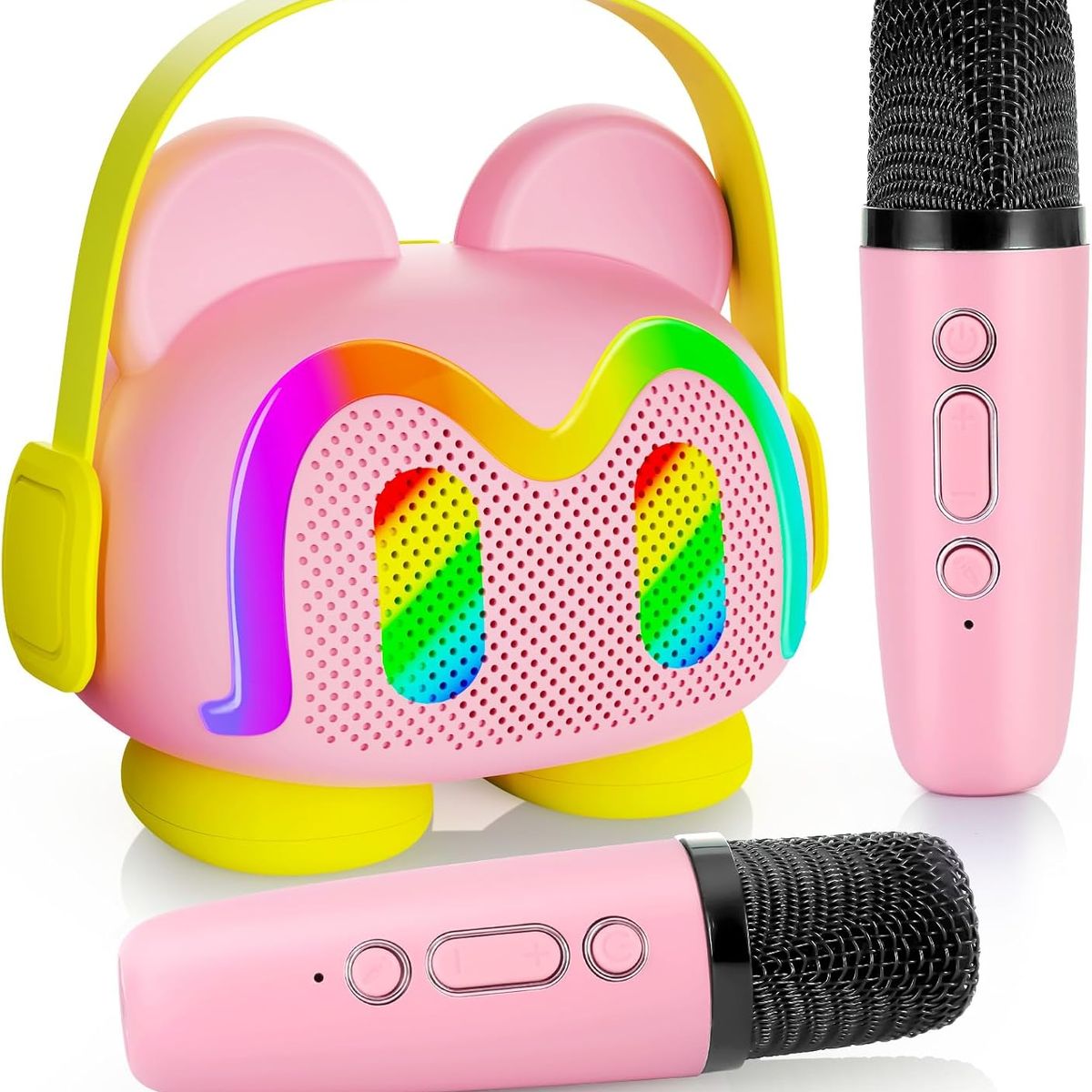 GENERICO - Mini máquina de Karaoke Original  ROSA