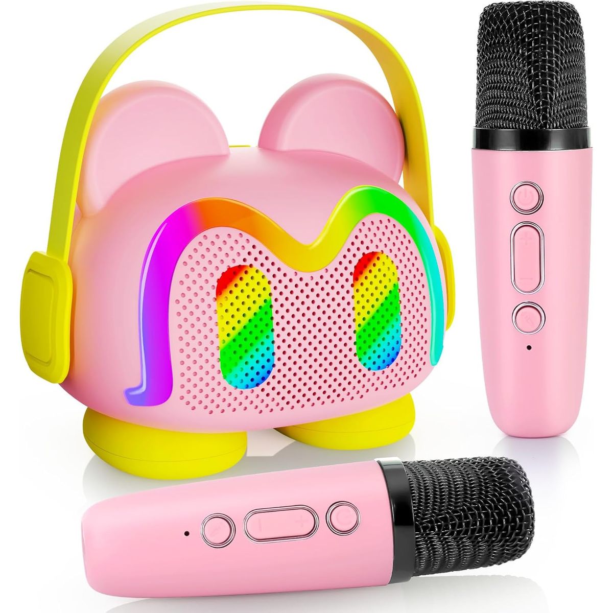 GENERICO - Mini máquina de Karaoke Original  ROSA