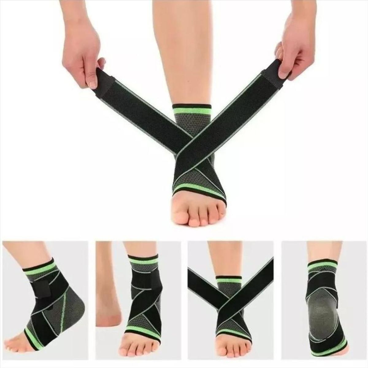 CLEAR - Tobillera Doble Compresión Elástica