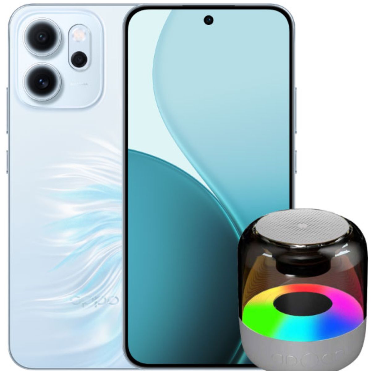 OPPO - Celular Oppo Reno 14F 5G 256Gb 12Ram Azul + Obsequio Speaker