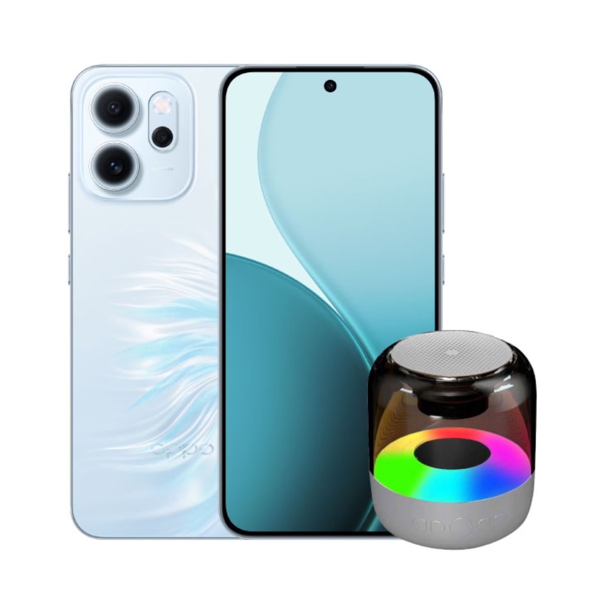OPPO - Celular Oppo Reno 14F 5G 256Gb 12Ram Azul + Obsequio Speaker
