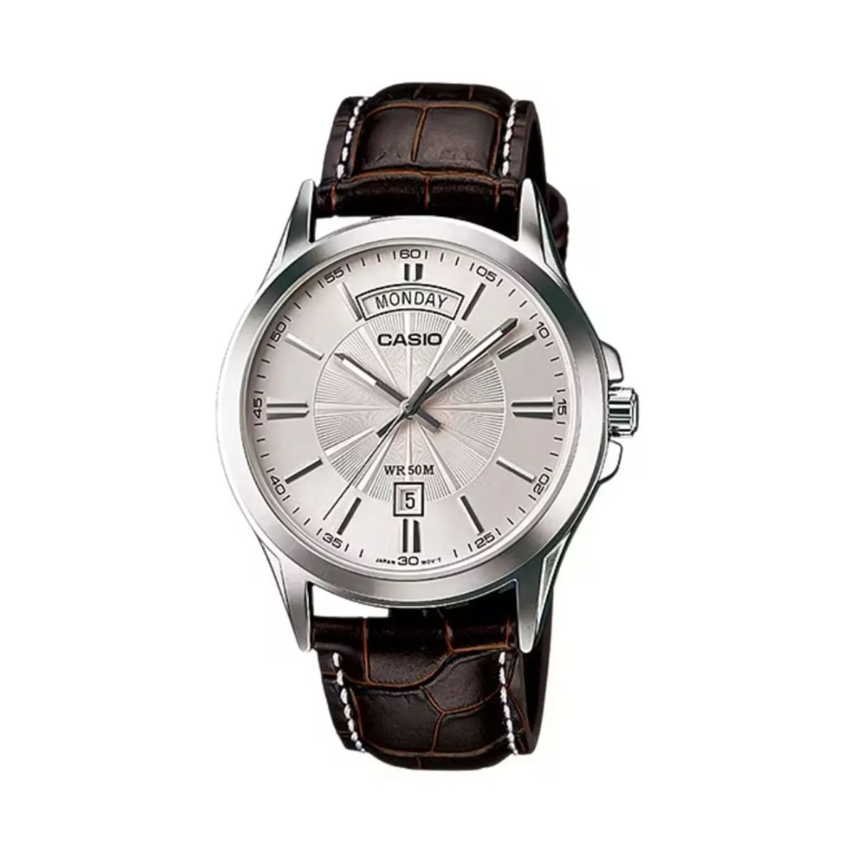 CASIO - Reloj Casio MTP-1381L-7A Clasico Marron Hombre
