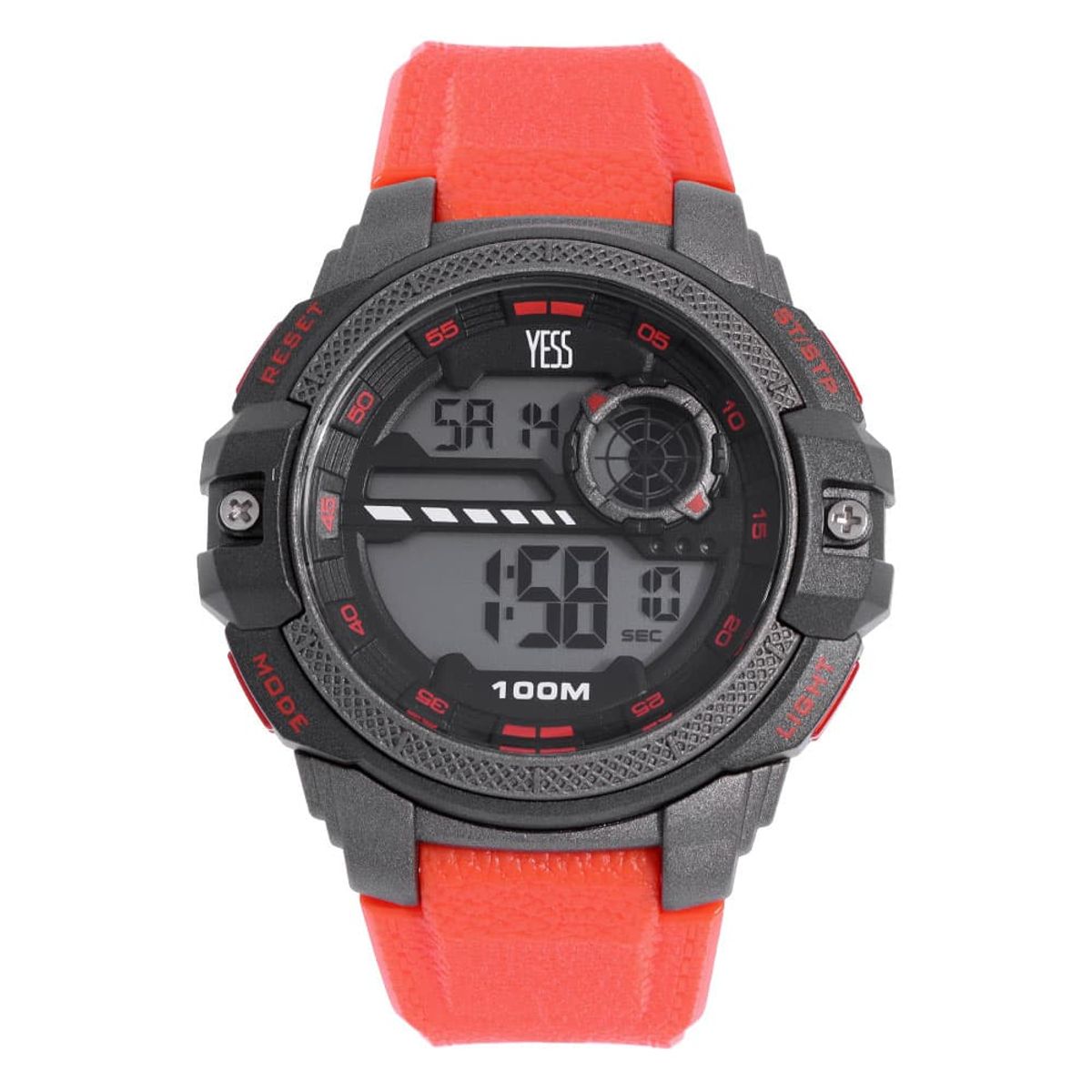 YESS - Reloj Digital YESS Naranja Para Caballero YP-19788-05