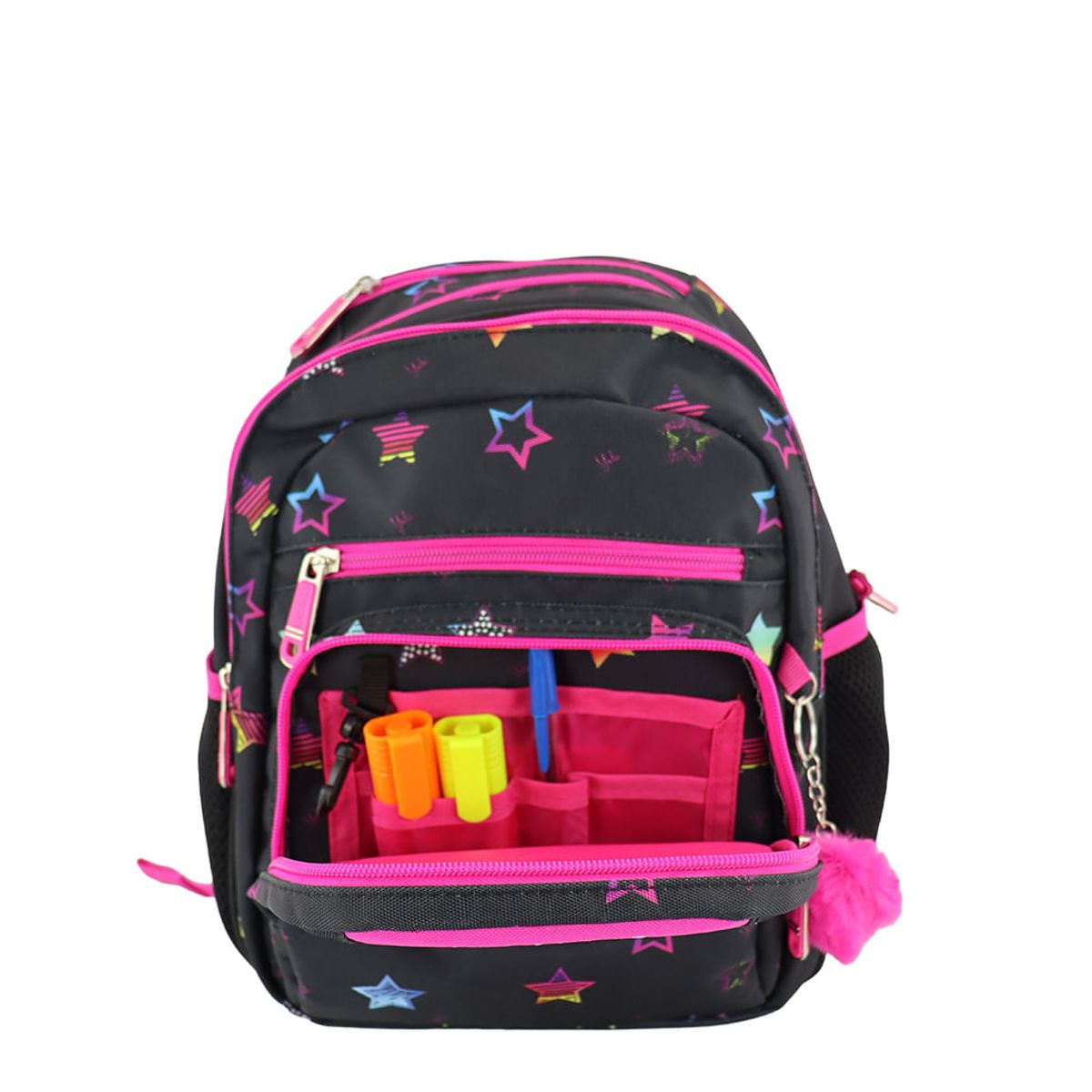 YOLO - Morral Yolo Escolar para Mujer Color Negro Rosa
