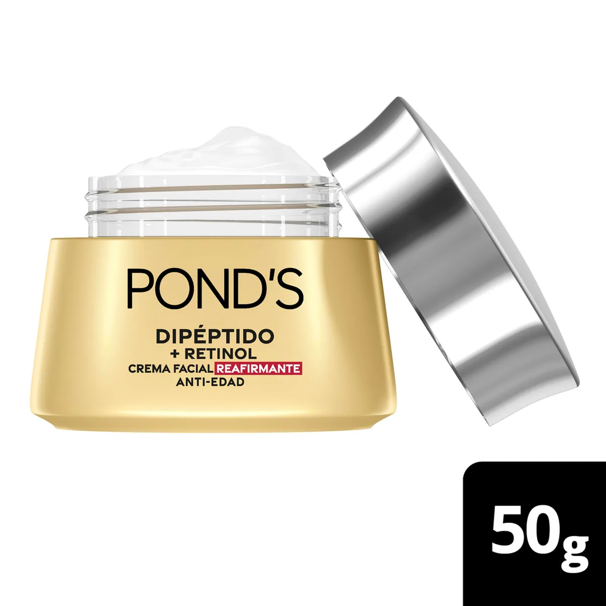 PONDS - Crema Facial PONDS Reafirmante Antiedad Dipéptidos + Retinol 50g