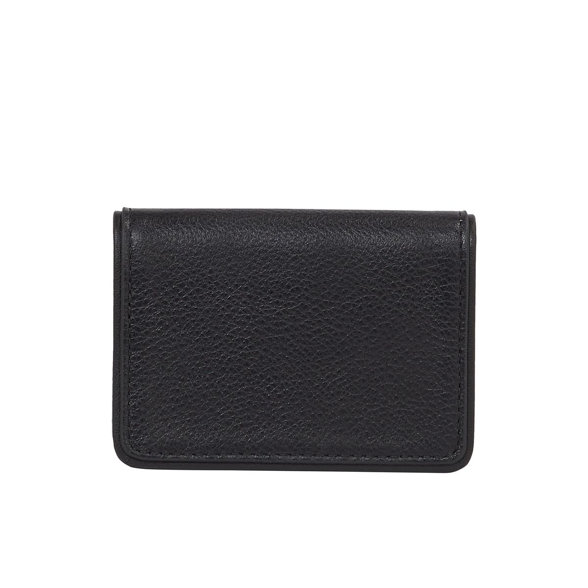 TOMMY HILFIGER - Tarjetero negro de cuero con compartimiento principal Tommy Hilfiger