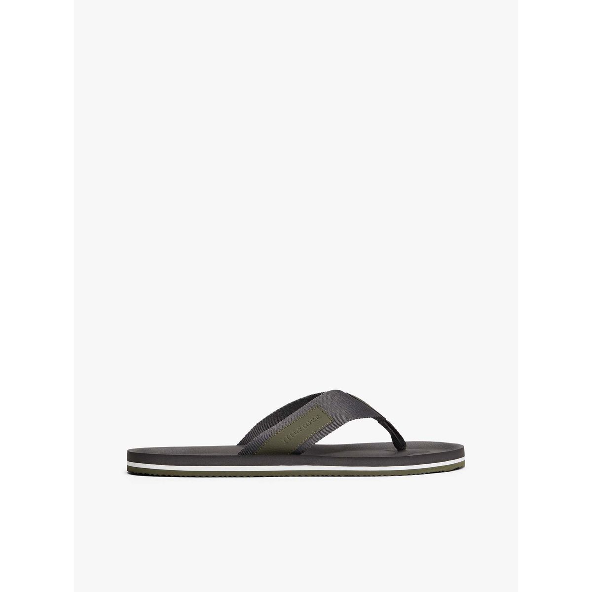 TOMMY HILFIGER - Sandalias gris con logo engomado Tommy Hilfiger