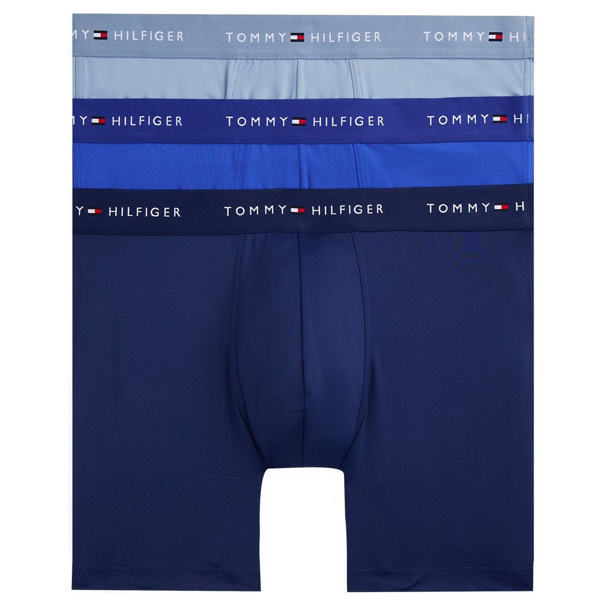 TOMMY HILFIGER - Pack azul de 3 boxers brief Tommy Hilfiger