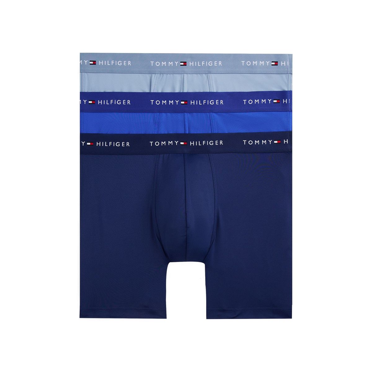 TOMMY HILFIGER - Pack azul de 3 boxers brief Tommy Hilfiger