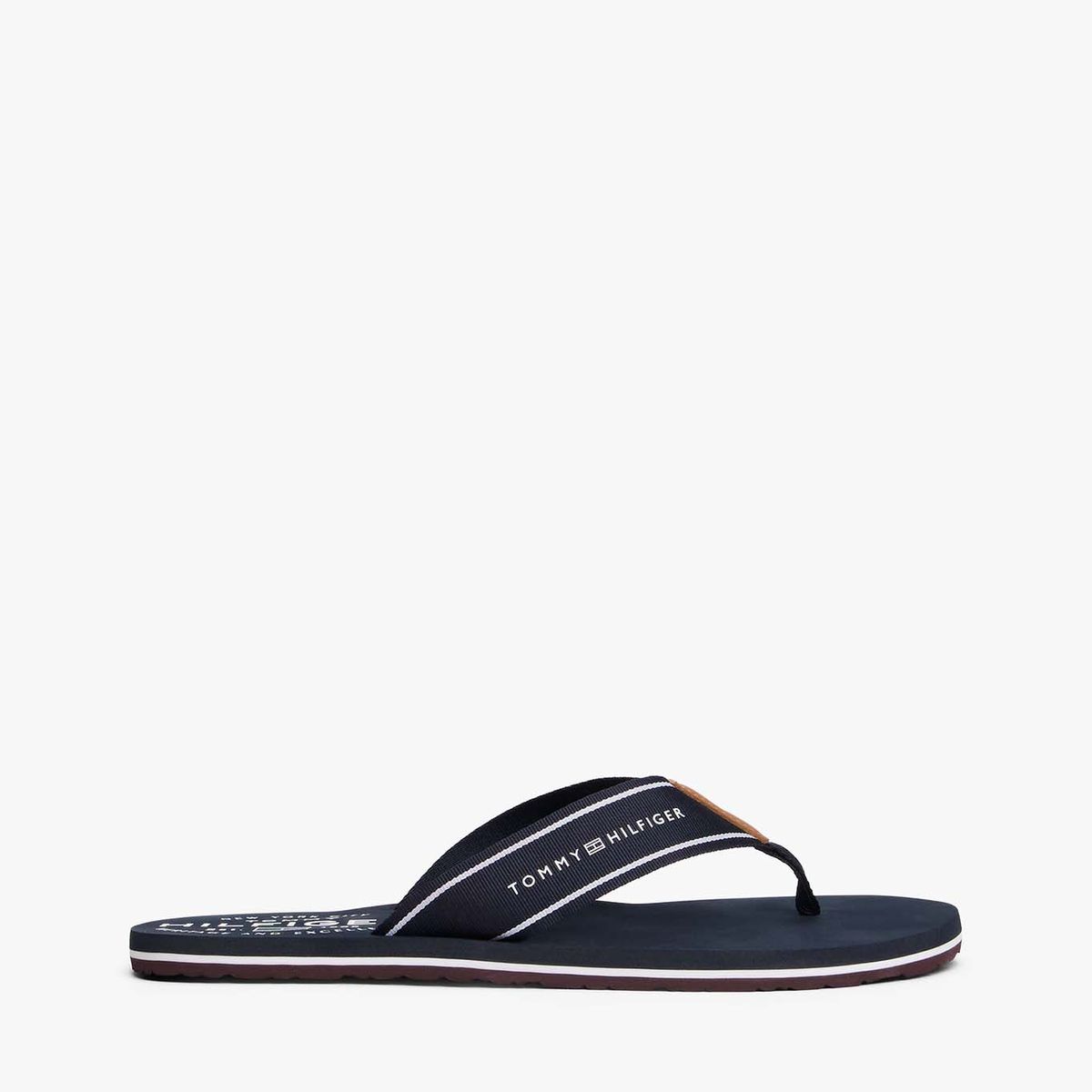 TOMMY HILFIGER - Sandalias azul con tiras de tejido trenzado Tommy Hilfiger