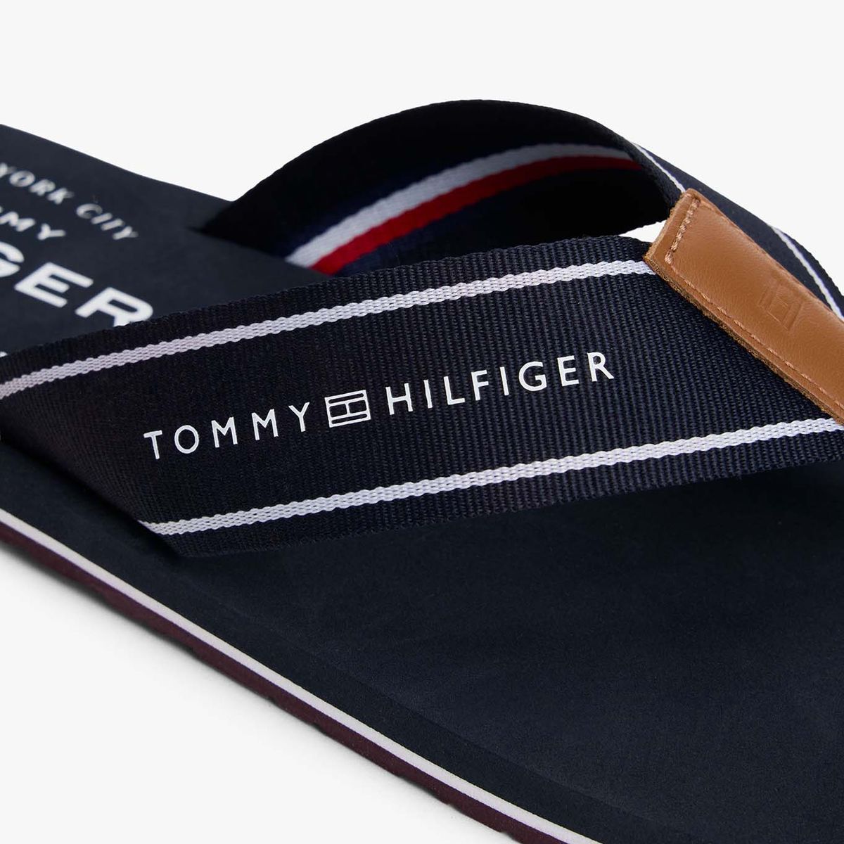 TOMMY HILFIGER - Sandalias azul con tiras de tejido trenzado Tommy Hilfiger