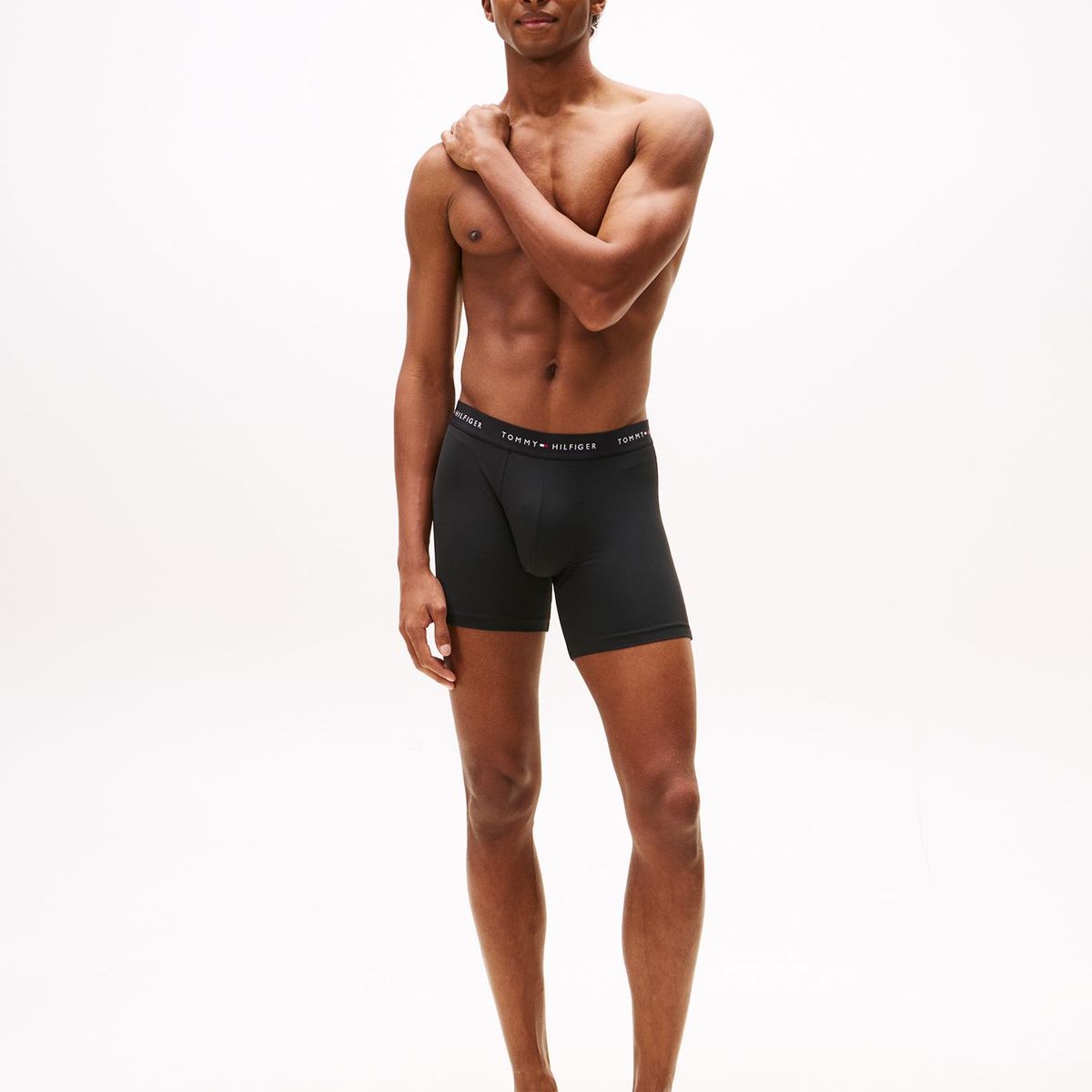 TOMMY HILFIGER - Pack negro de 3 boxers brief Tommy Hilfiger