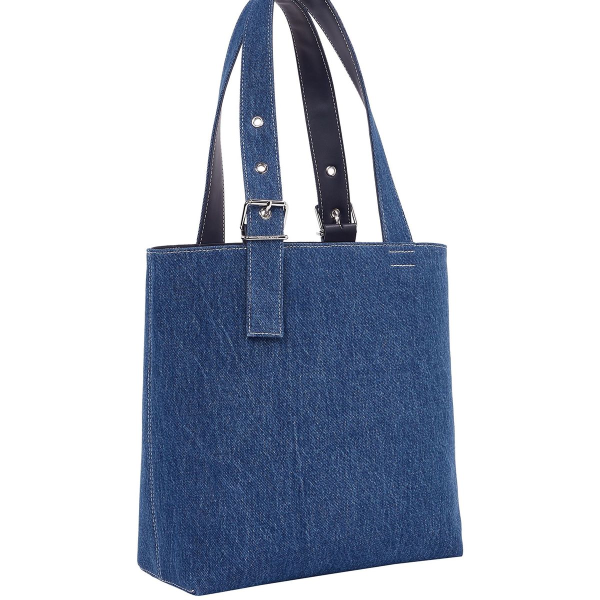 TOMMY HILFIGER - Bolso azul tote denim Tommy Hilfiger