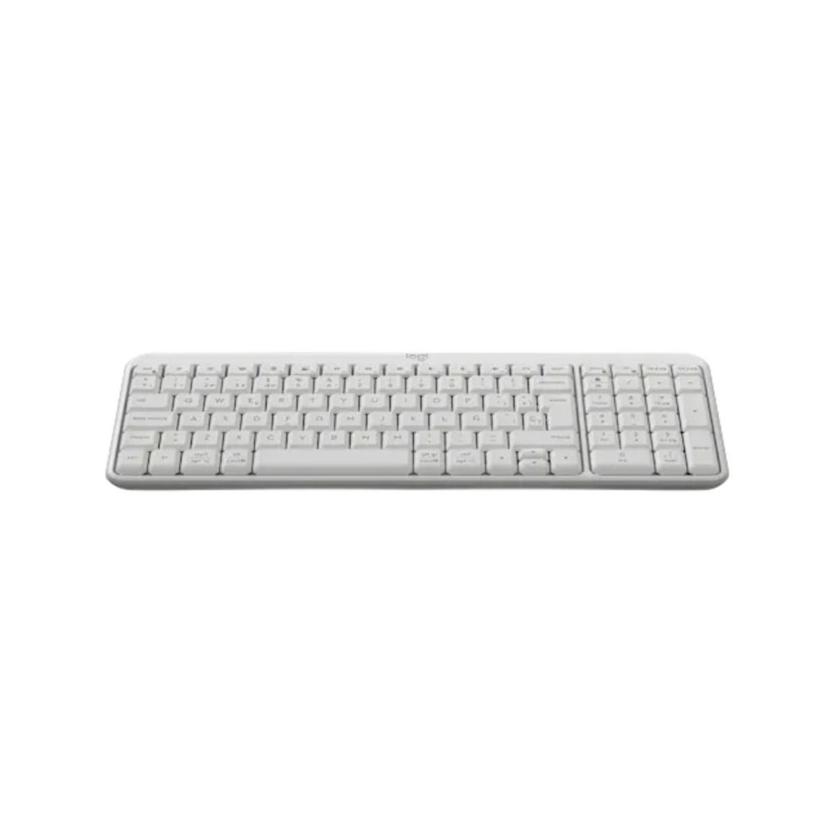 LOGITECH - Teclado Logitech K250 Compacto Inalámbrico Bluetooth Off-White
