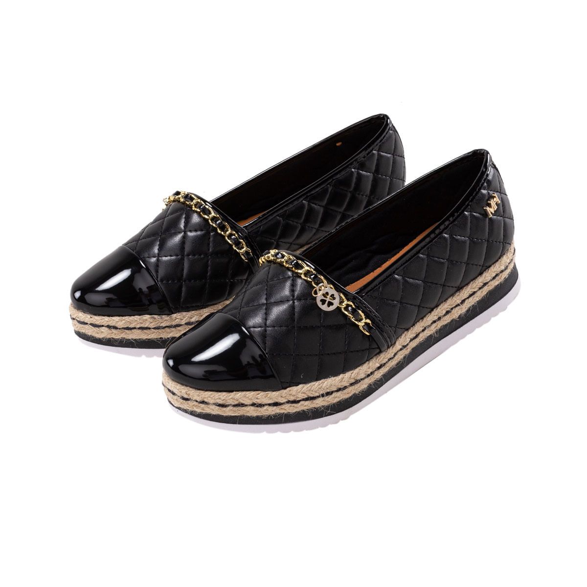 MARIO HERNANDEZ - Baletas Yute Chia Negro Negro Julia