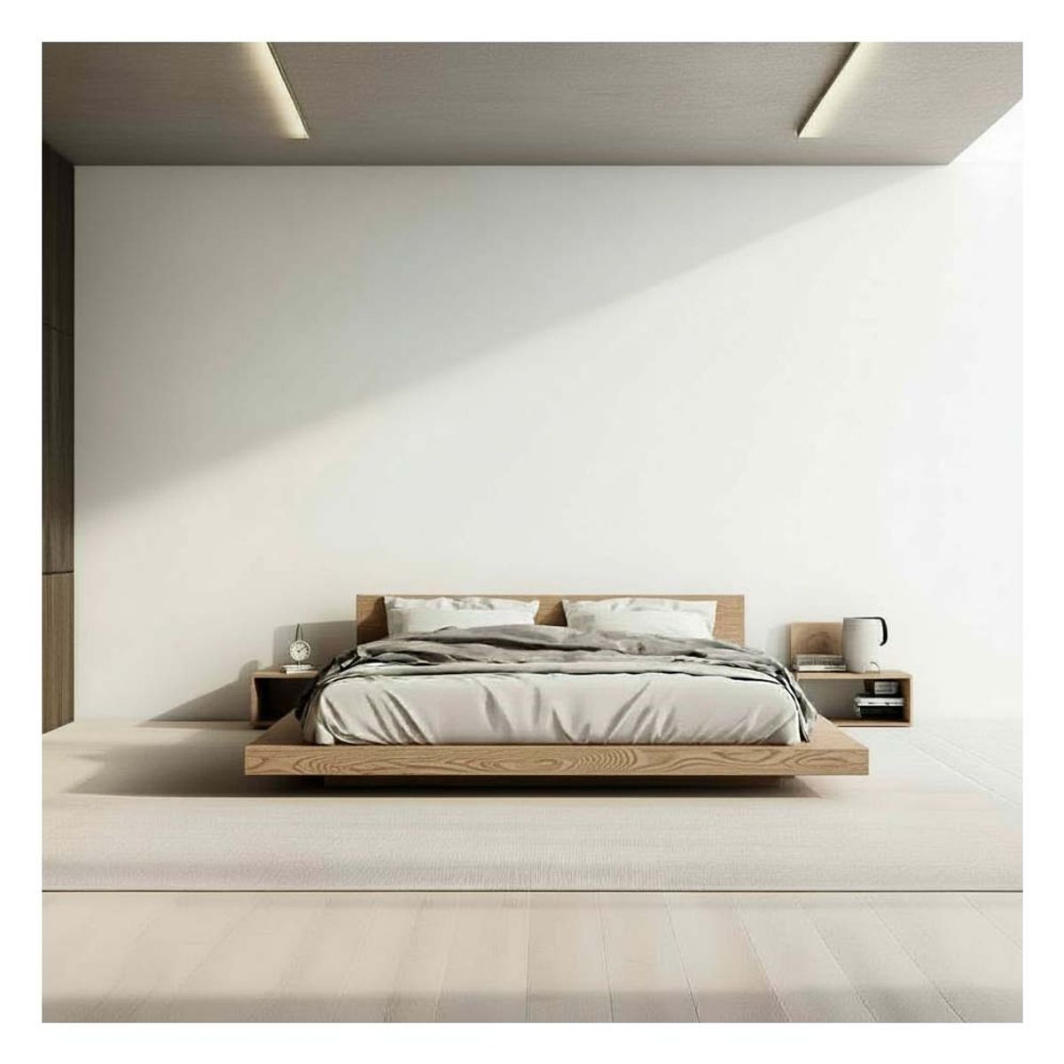 22 GRADOS DECORACION - Cama Eliana King Size Roble