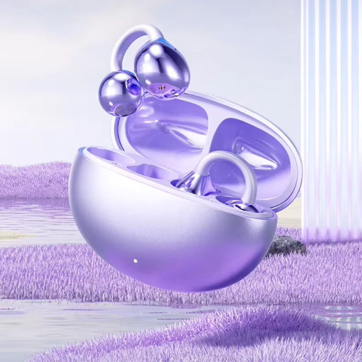 GENERICO - Audifonos Bluetooth Clip De Oreja M91 Hasta 6 Horas Continua