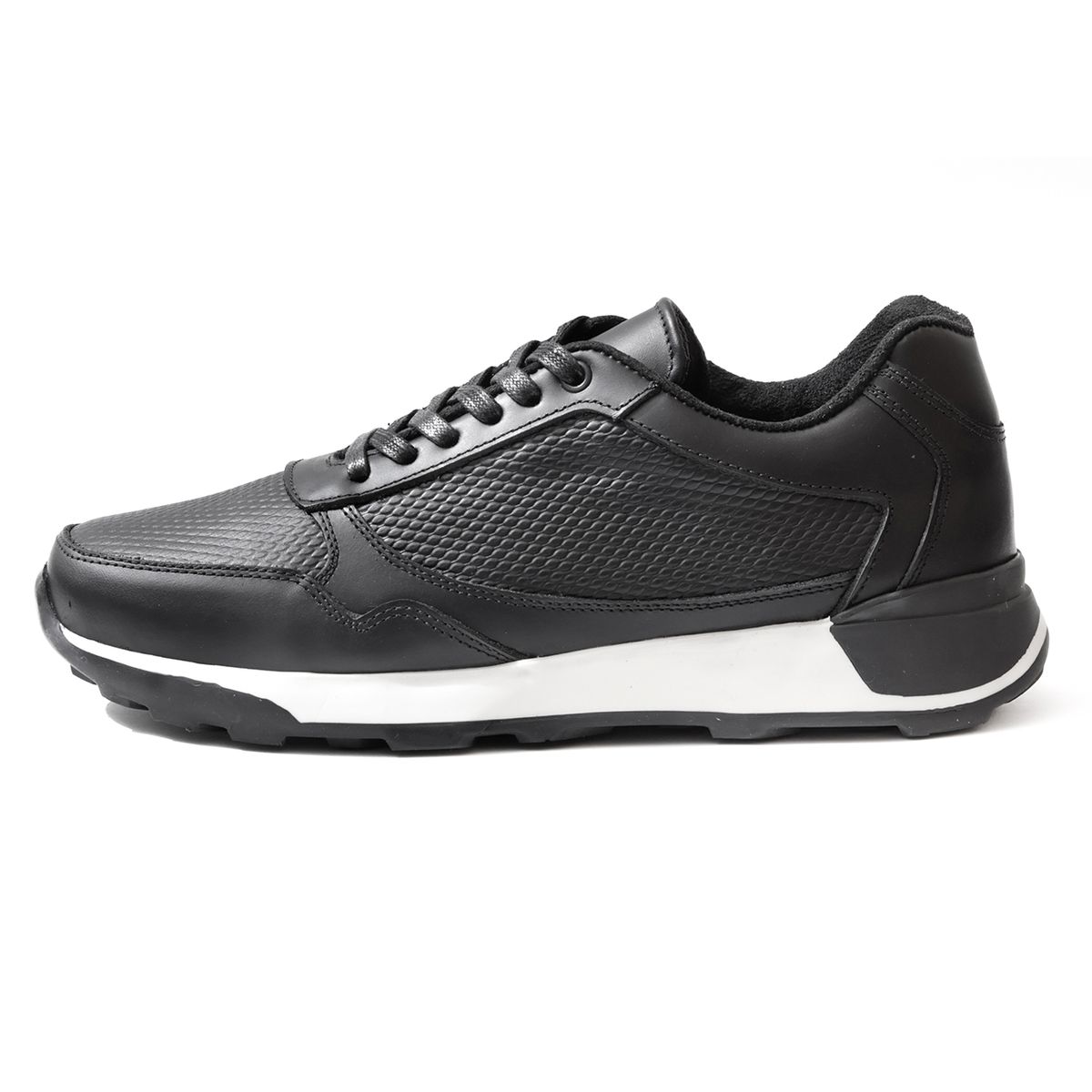 VILLABONR - Tenis Cuero Negro VillabonR VBT-3020