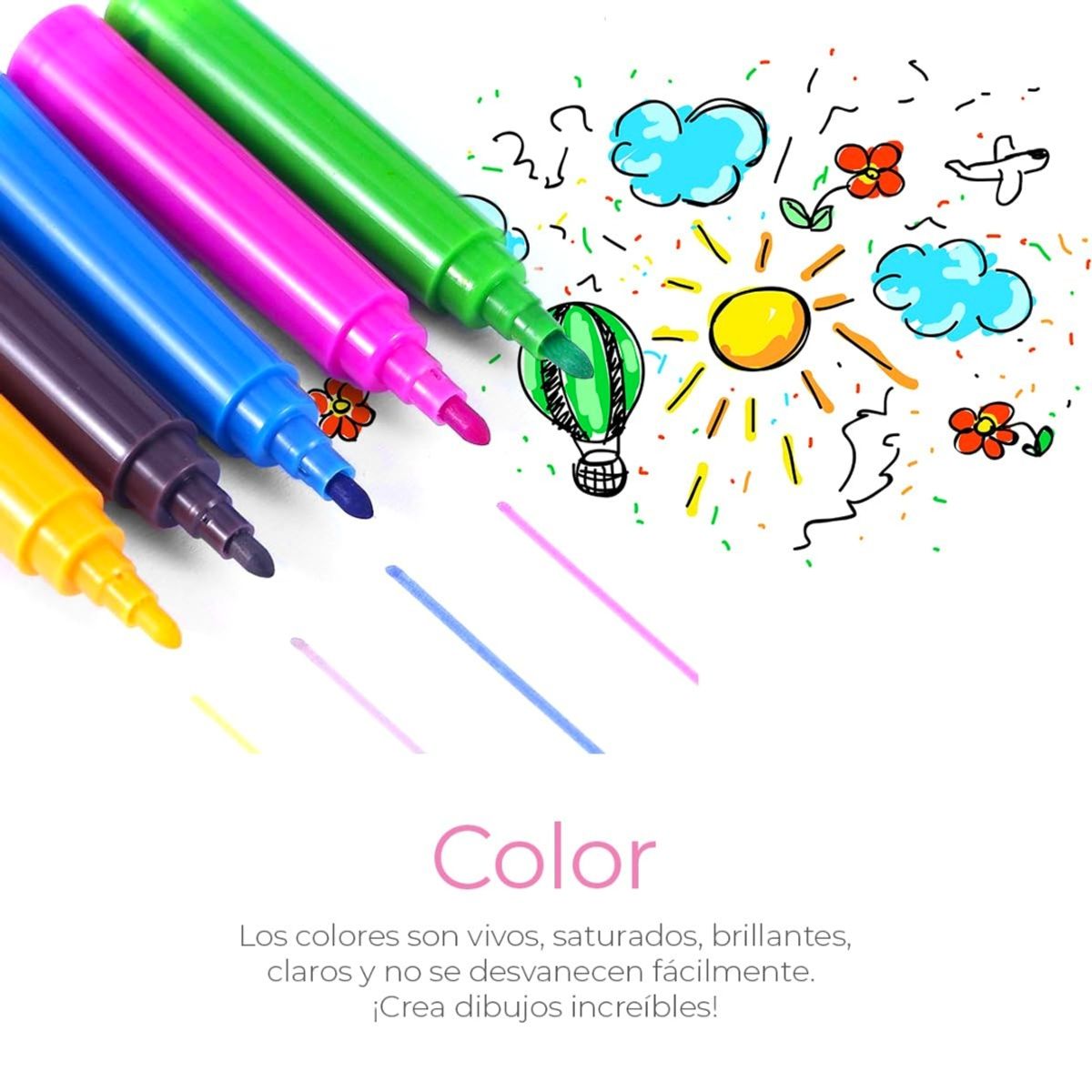 GENERICO - Juego De Arte Completo Con Estuche Set Profesional De Dibujo Regalo Creativo y Práctico