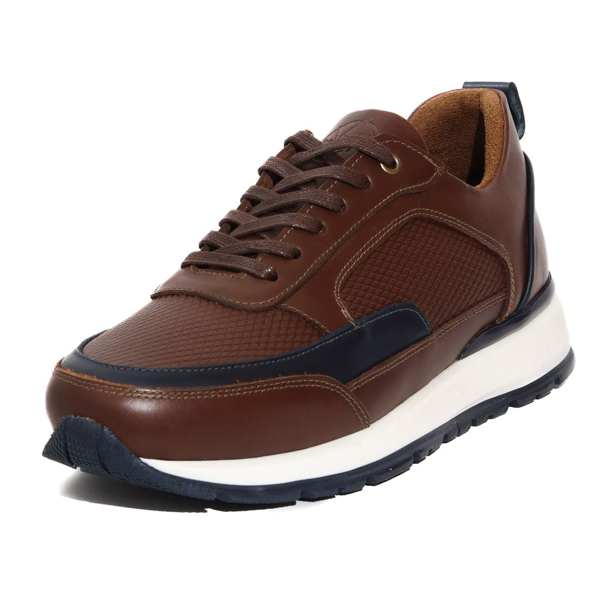 VILLABONR - Tenis Cuero Café VillabonR VTS-8041