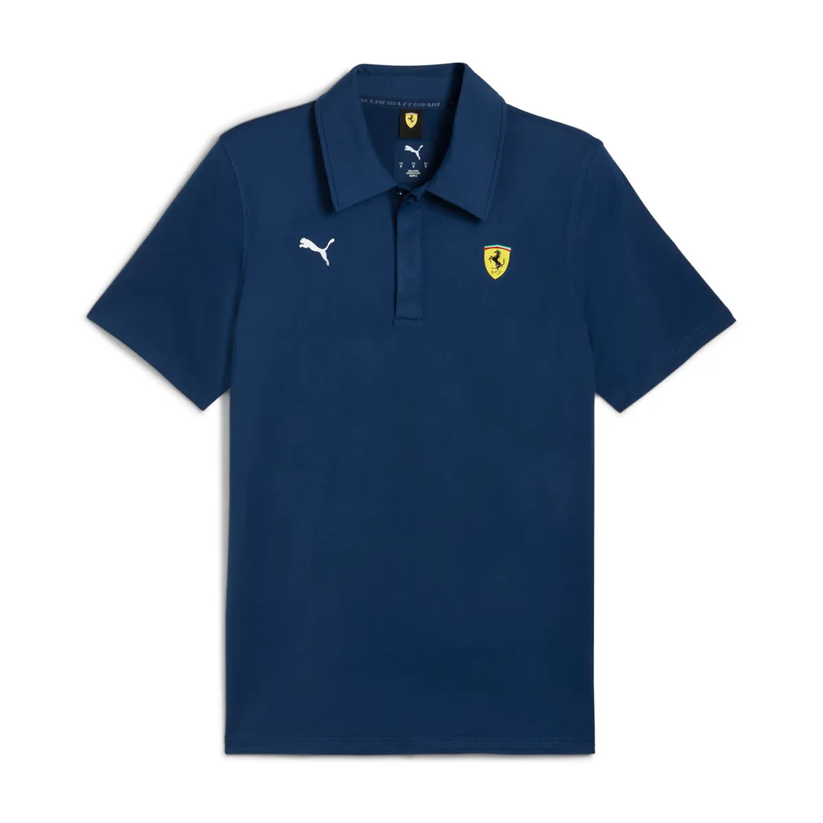 PUMA - Camisa Tipo Polo Puma Original Ferrari Cloudspun Azul Hombre
