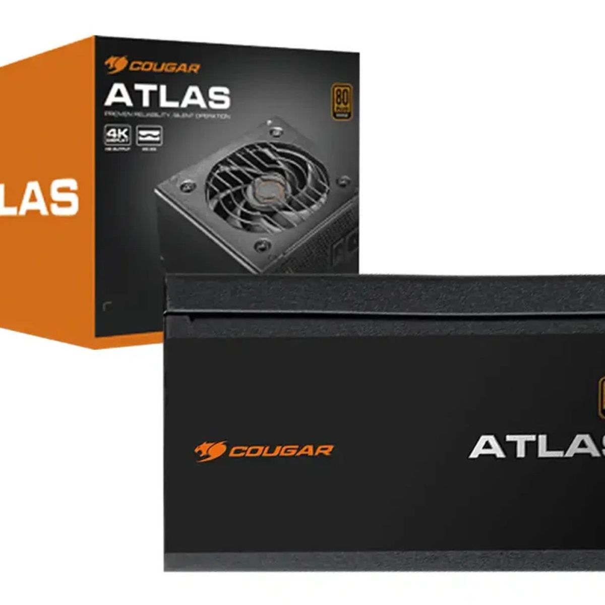 COUGAR - Fuente Cougar Atlas 650W 80 Plus Bronze - Potente y Eficiente