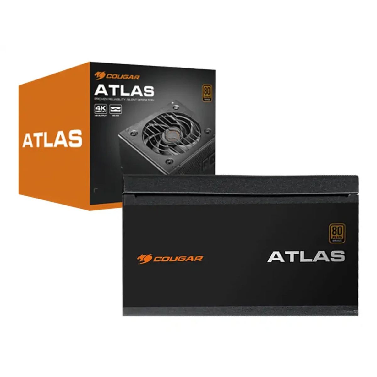 COUGAR - Fuente Cougar Atlas 650W 80 Plus Bronze - Potente y Eficiente