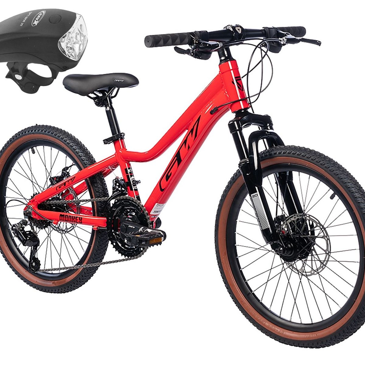 GW - Bicicleta Niño Niña Rin 20 Gw Monkey Mtb Accesorios
