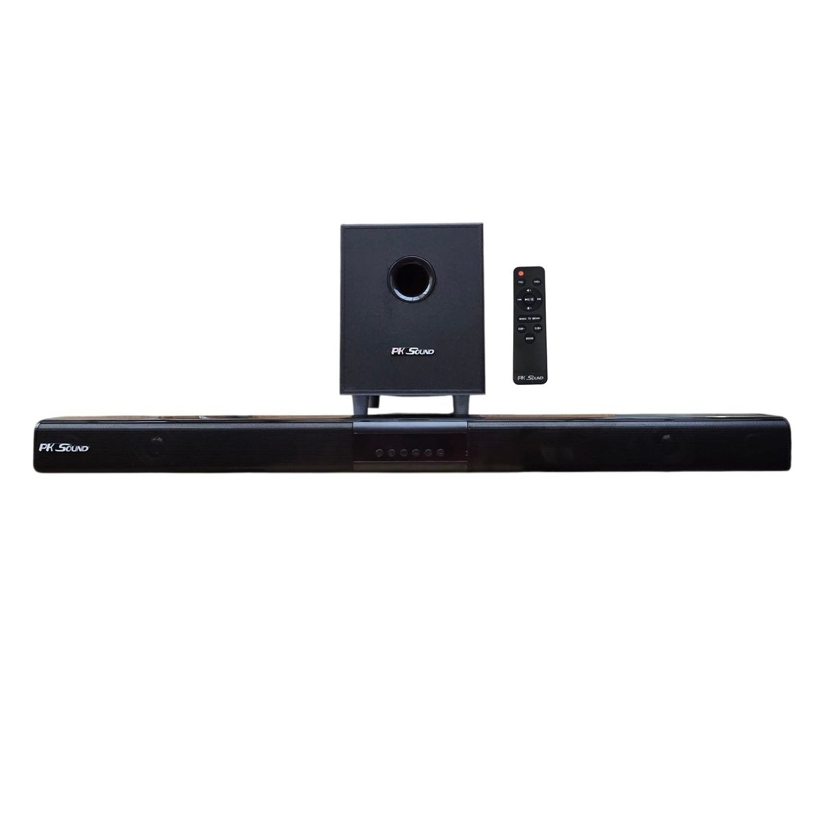 GENERAL - Barra De Sonido Profesional 2.1 CH 40W PK S508 Bluetooth Control Remoto Y Aux