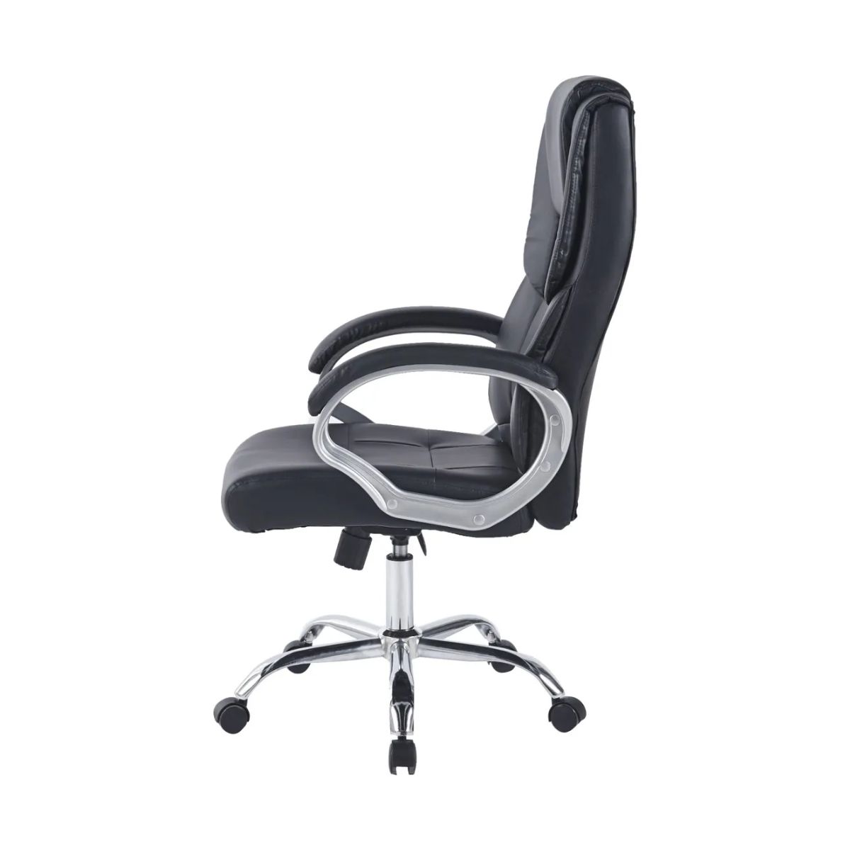 GENERICO - Silla De Oficina Ergonómica Giratoria Reclinable Color Negro