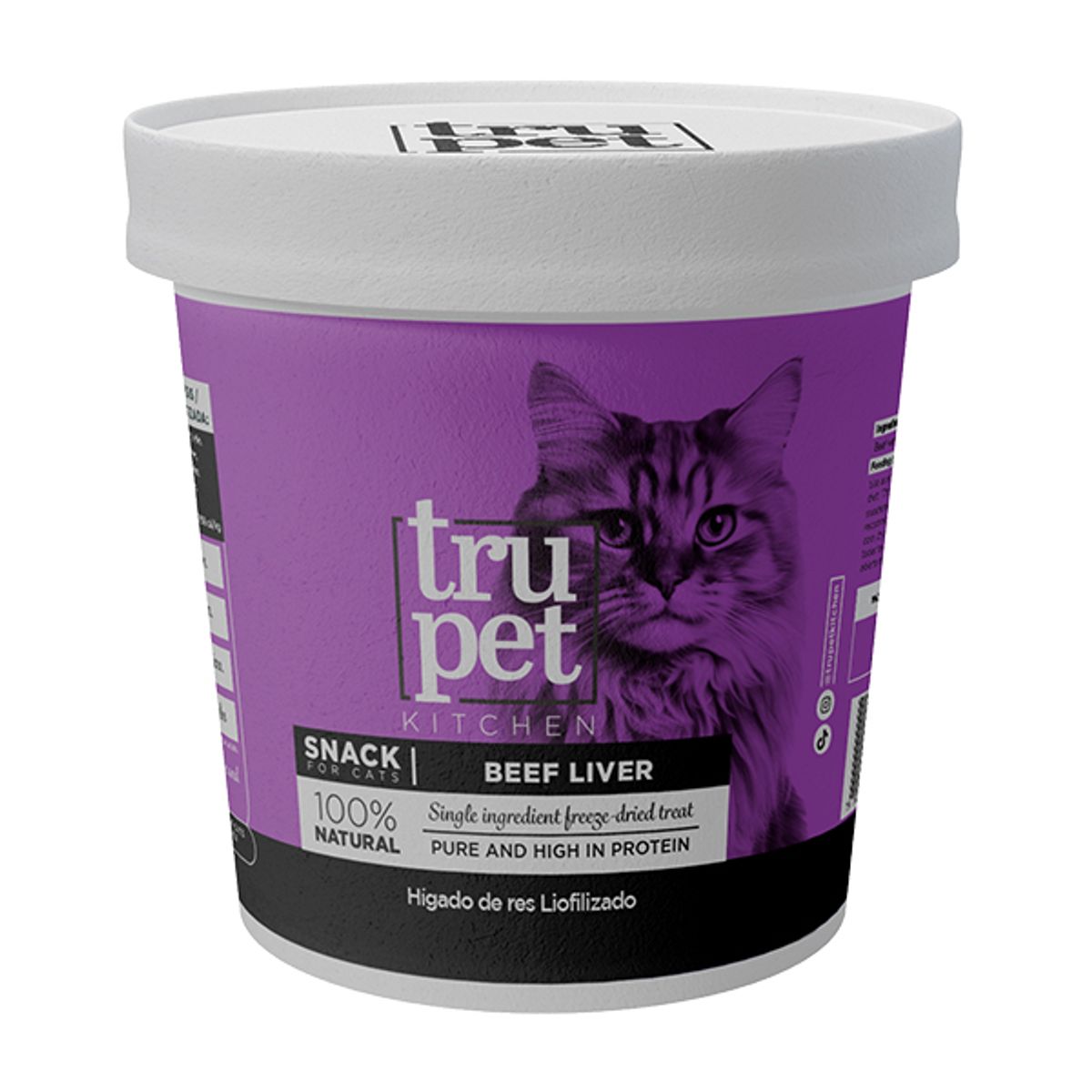 GENERICO - Trupet snack para gatos Hígado de Res Liofilizados