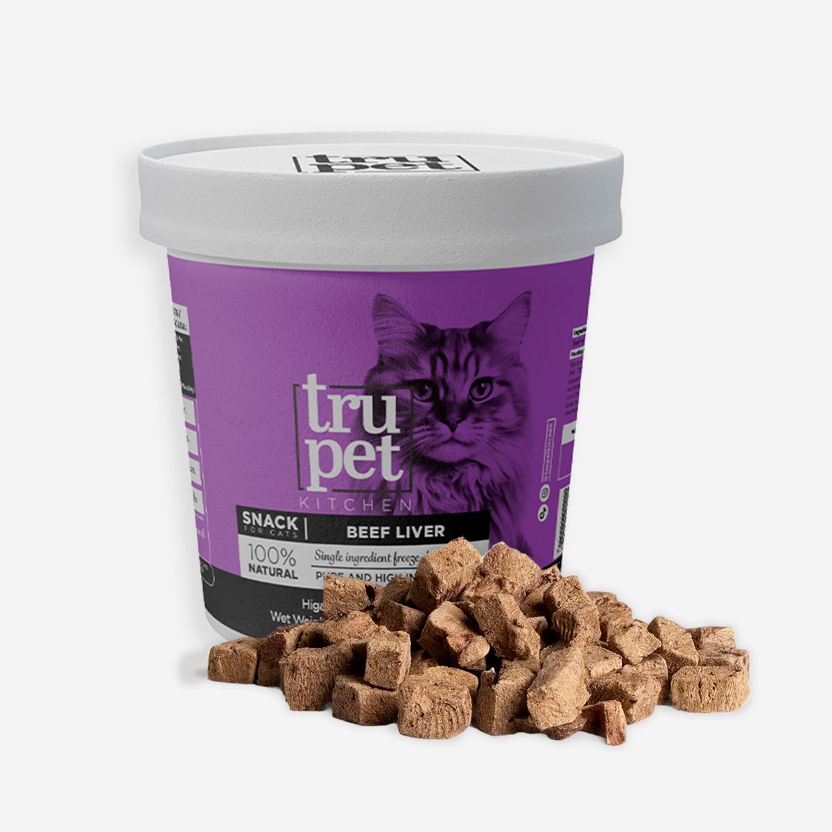 GENERICO - Trupet snack para gatos Hígado de Res Liofilizados