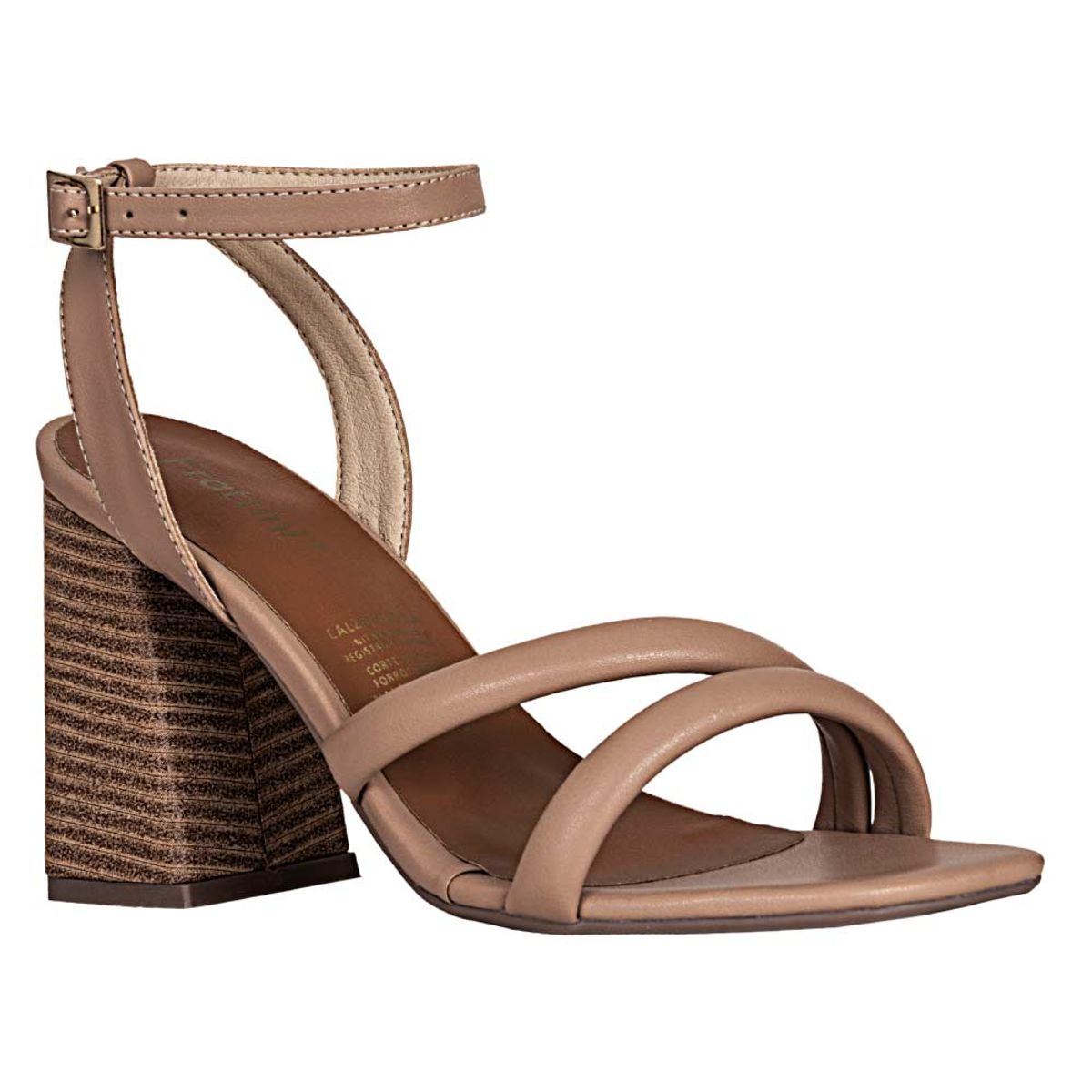 FRATTINI - Sandalia tacon Casual de Mujer frattini Sara-10 Nude