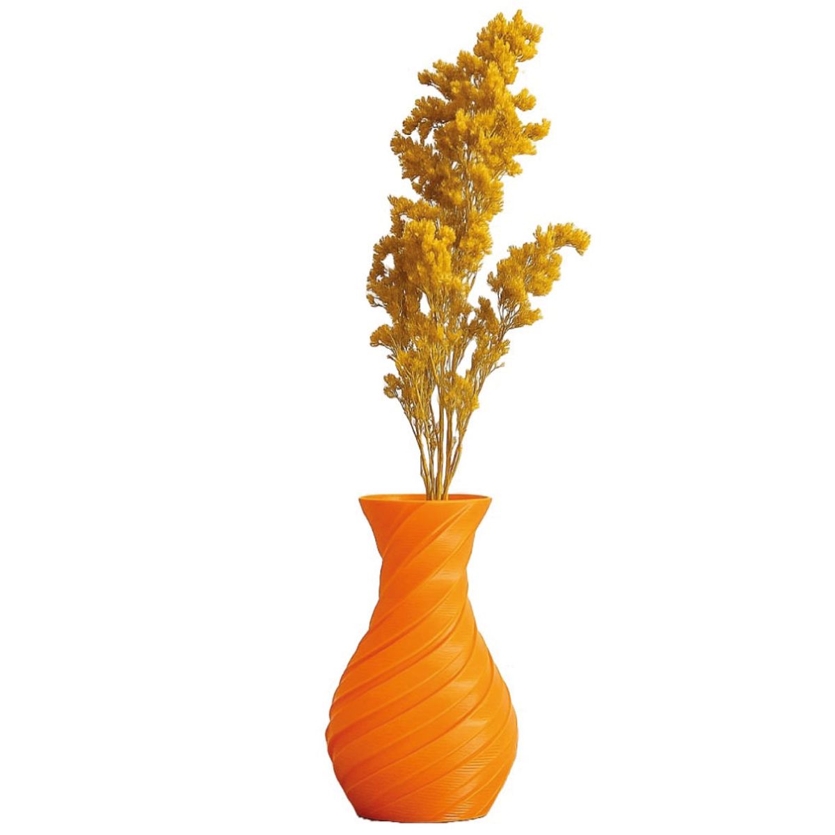 GENERICO - Florero Decorativo En Espiral Impreso en 3D