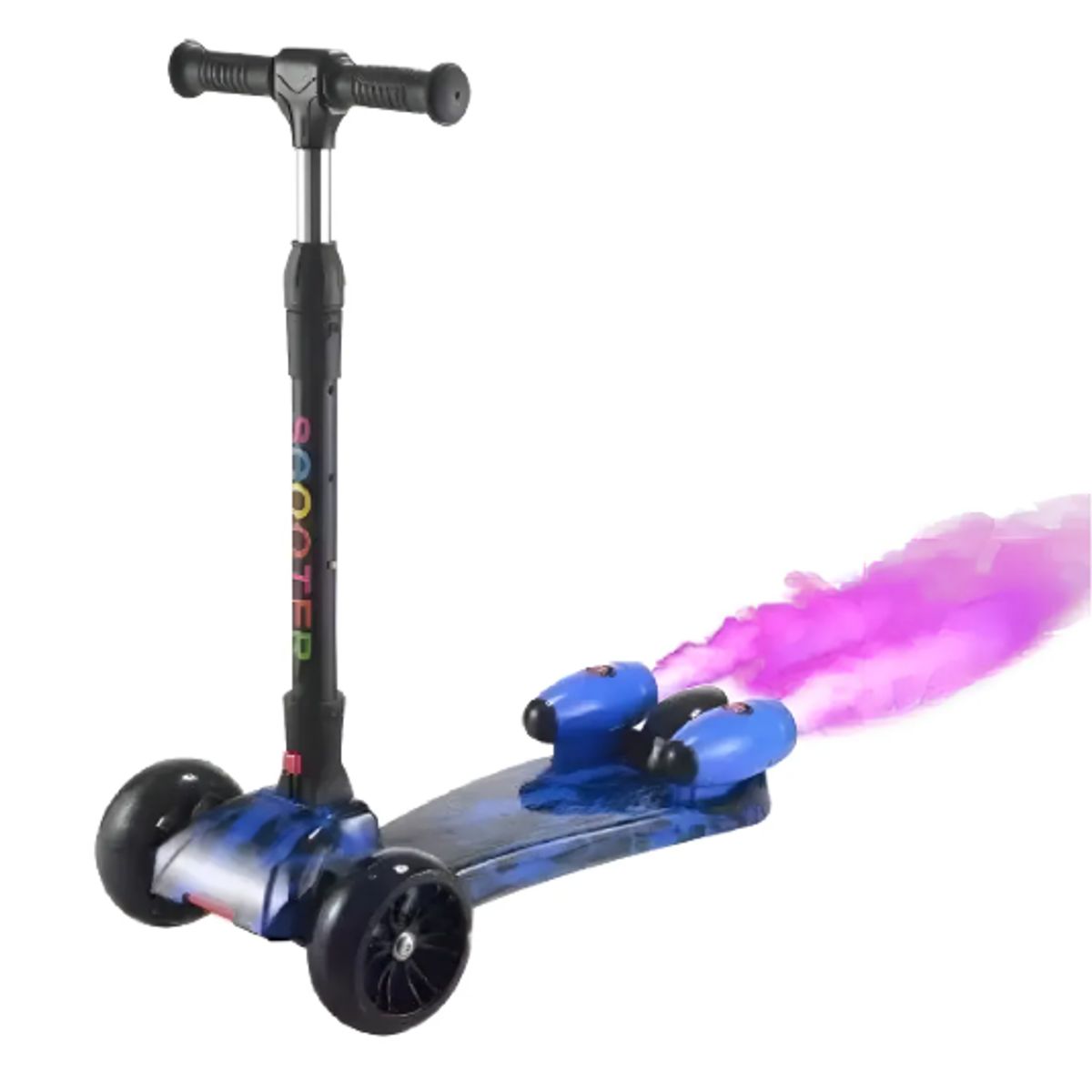 GENERICO - Patineta Scooter Niños Niña Manopatin noche Humo