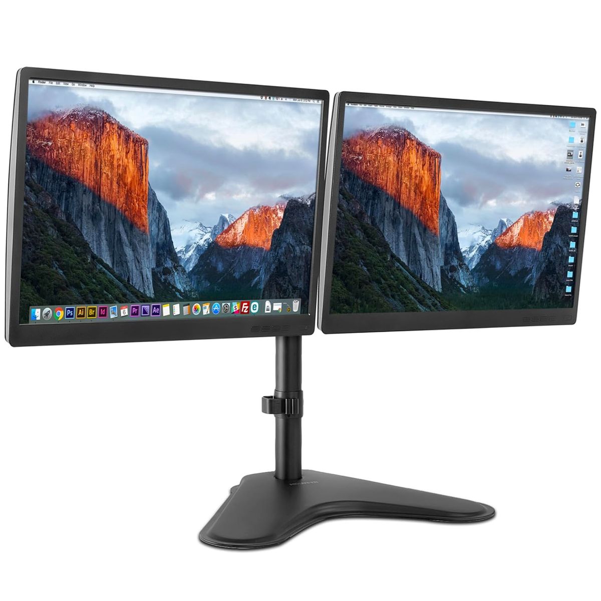 ONE PIXEL - Soporte De Computador Para Dos Monitores Brazo Tipo Pedestal Ajustable