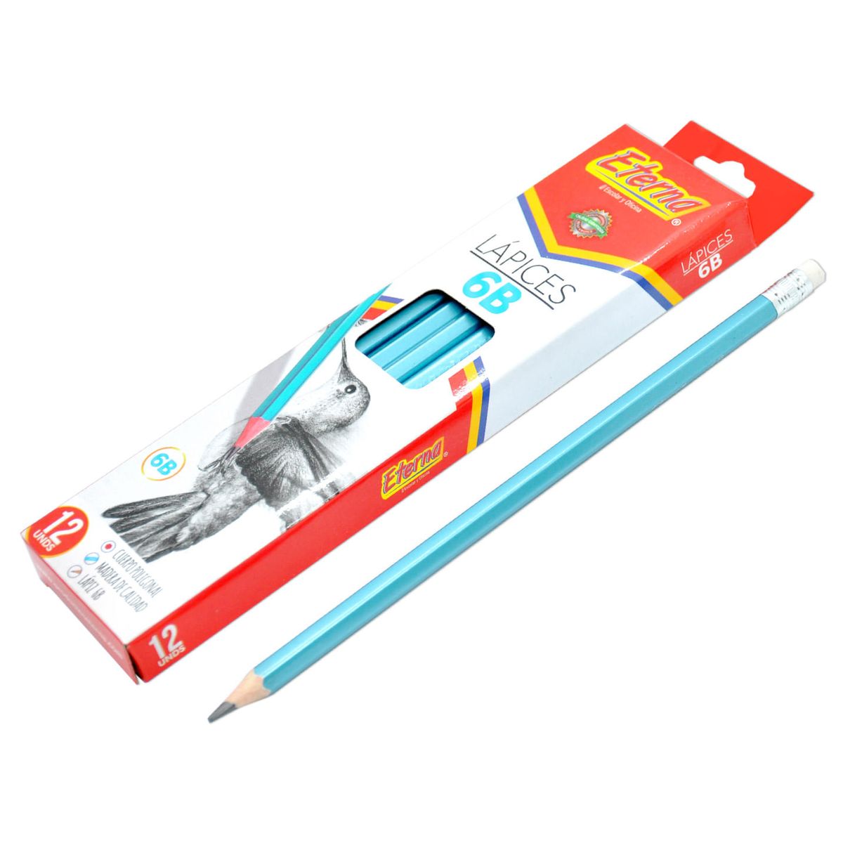 ETERNA - Lápiz de Grafito Eterna 6B